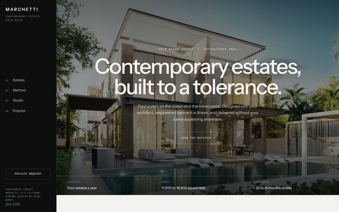 Marchetti contemporary estates concept site